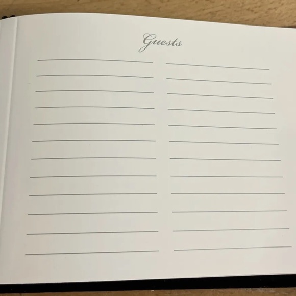 *NEW* LENOX Silver Guestbook with Pen - TRUE LOVE 💗 - Picture 4 of 5